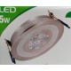 DOWNLIGHT COLOR DECOR 5W CENTRE BLANC FROID ANNEAU BLEU