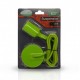 SUSPENSION SILICONE DOUILLE E27 VERT + CABLE 2 METRES