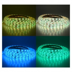 BANDEAU LED RGB 5 M 60 LED/M 72W IP65 -24V PU