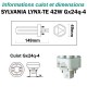 LAMPE SYLVANIA FLUO-COMPACTE LYNX-TE FSD 42 WATTS 840 GX24Q-4